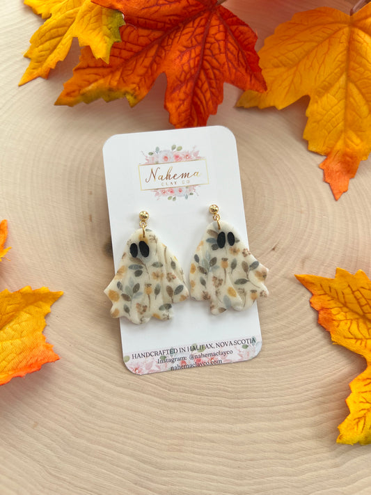 Floral Vintage Ghostie Dangle