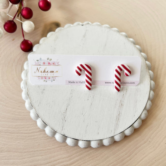 Candy Cane Studs