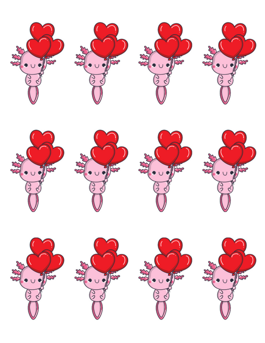 Axolotl Transfer Sheet