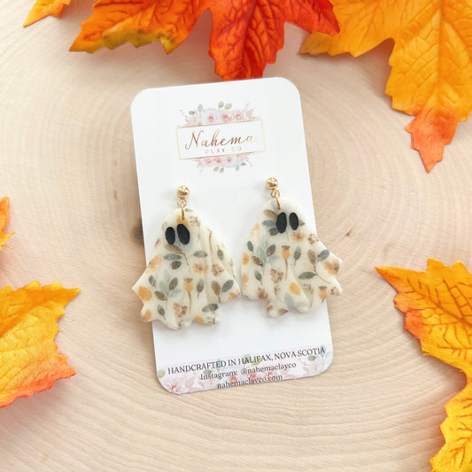 Floral Vintage Ghostie Dangle