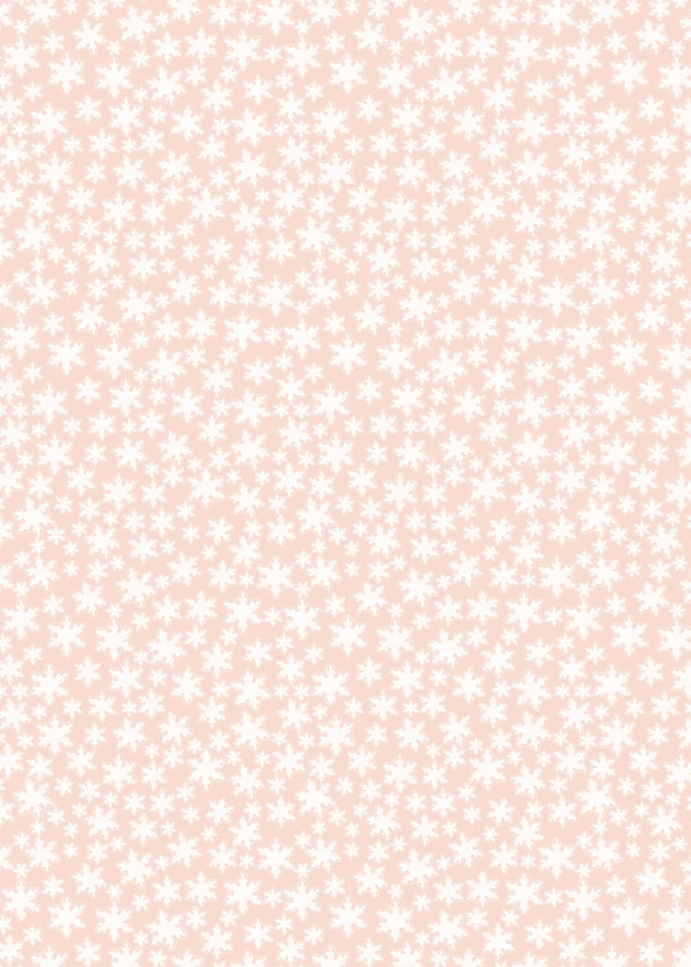 Pink Snowflakes Transfer Sheet