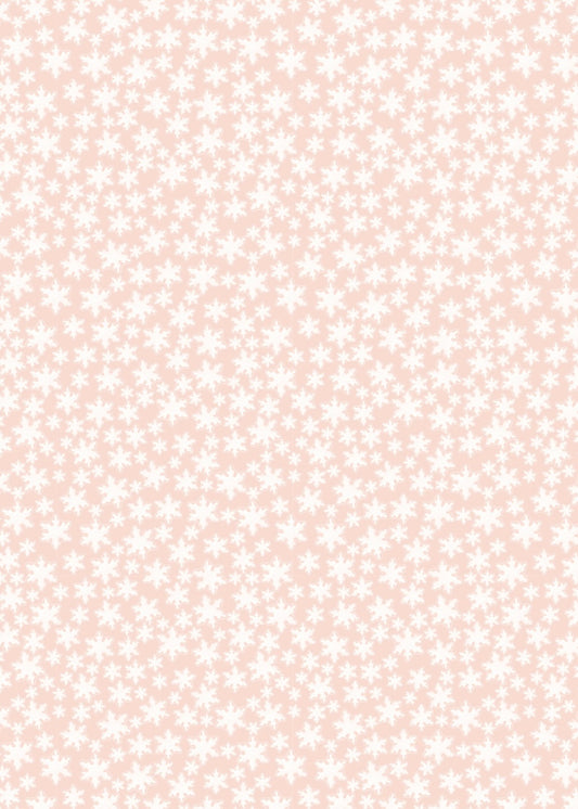 Pink Snowflakes Transfer Sheet