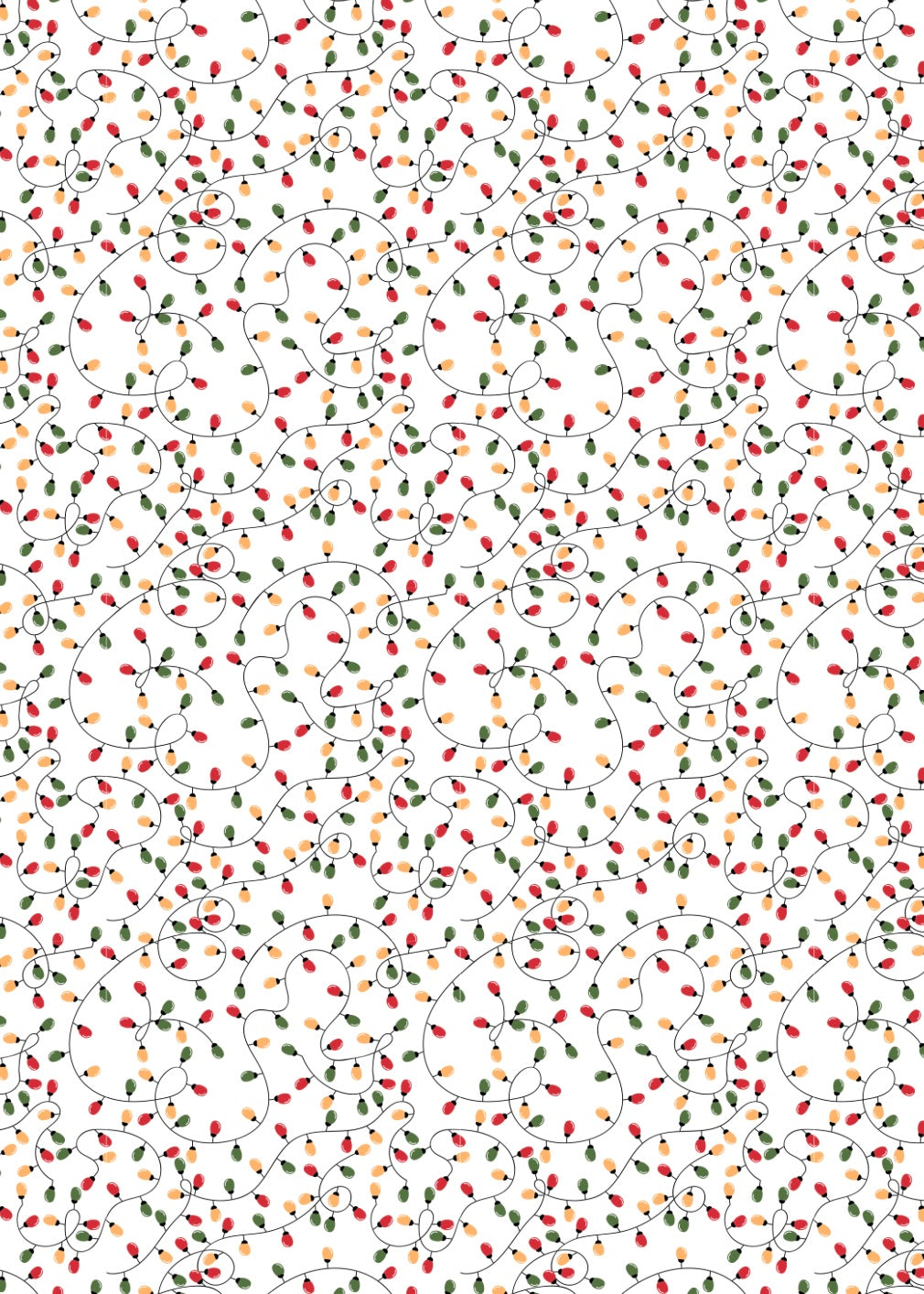 String Lights Transfer Sheet
